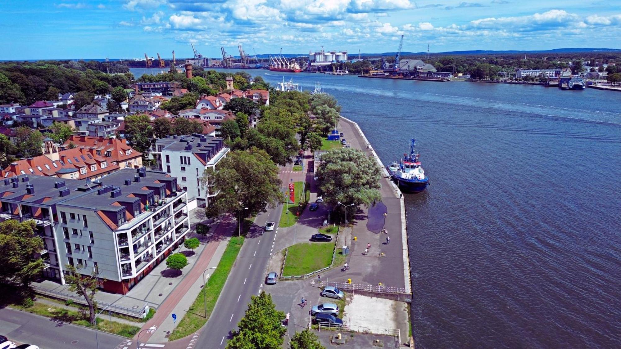 Sunset Apartments - Flotylla. Widok Na Port + Parking. Swinemünde Exterior foto