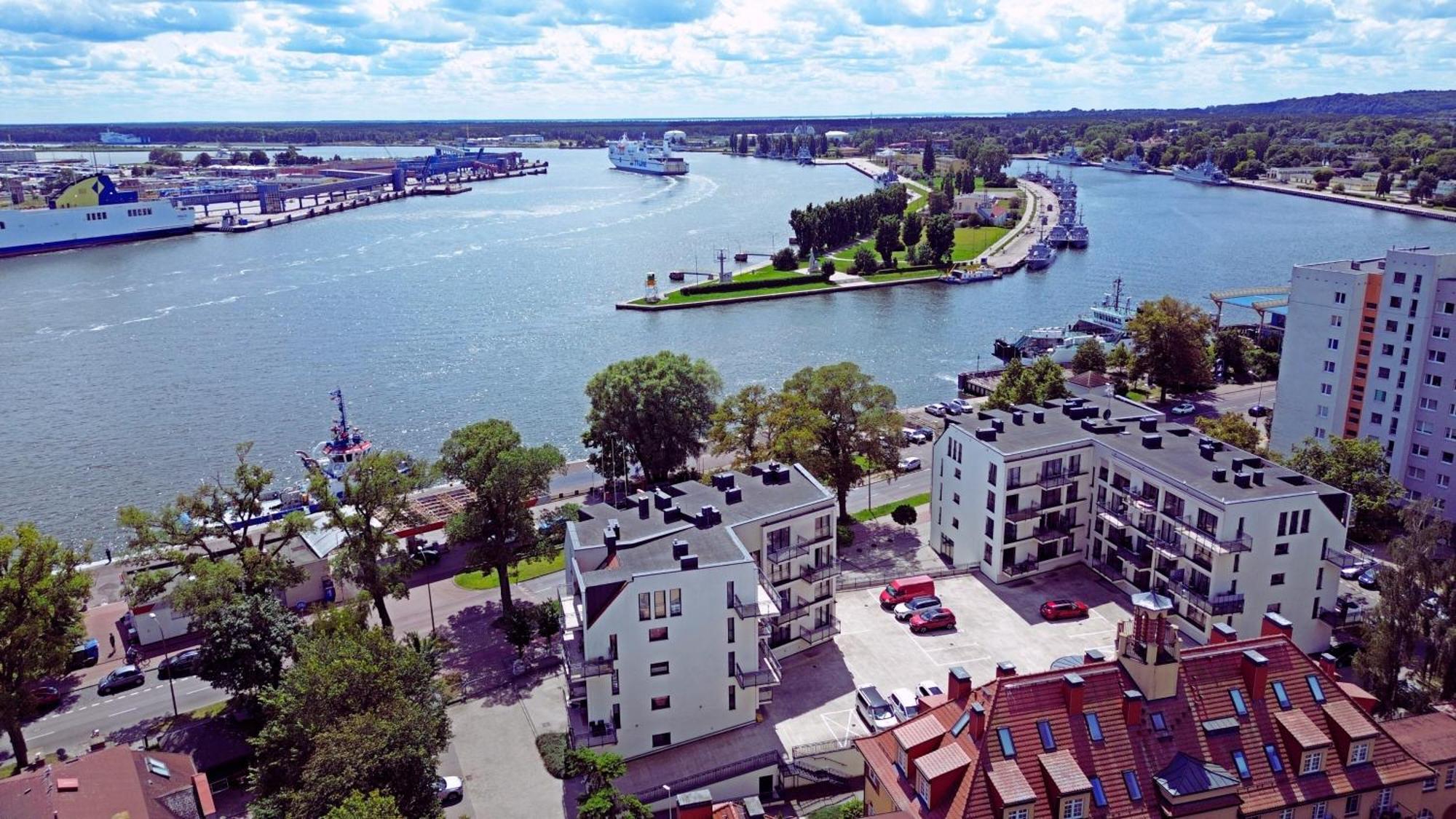 Sunset Apartments - Flotylla. Widok Na Port + Parking. Swinemünde Exterior foto